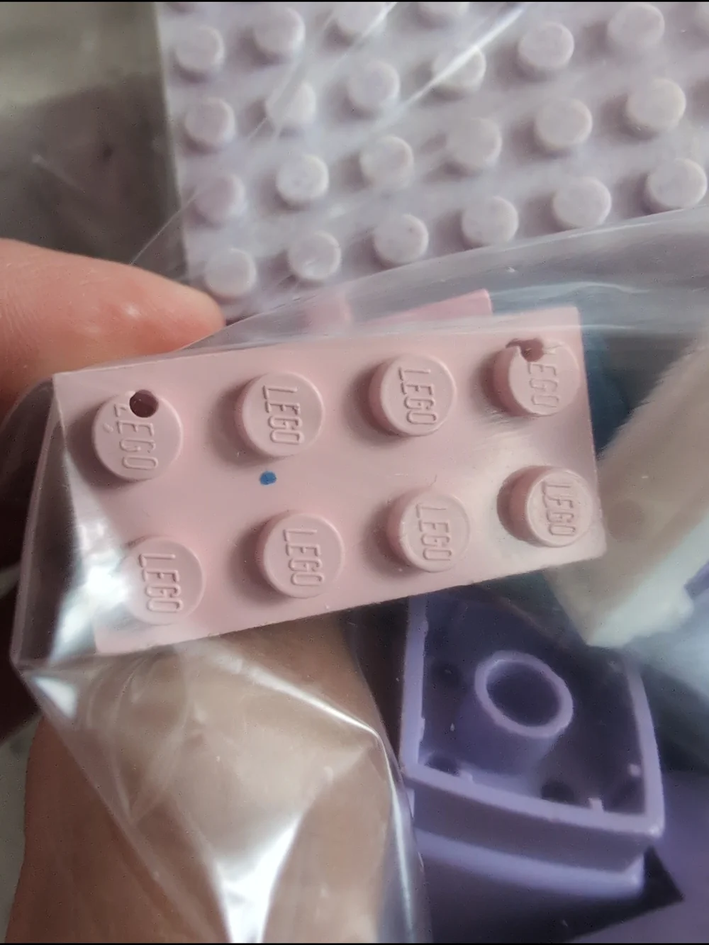 Pastel Mega bloks And Lego Building Block Toy Set for Kids Nearly 1 Pound